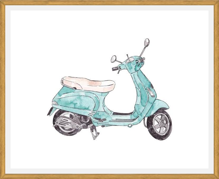Cuadro Moto Vintage