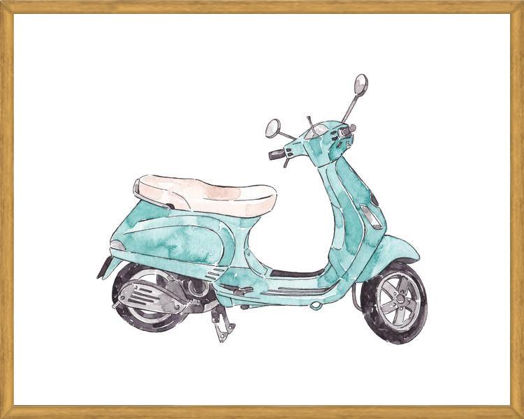Cuadro Moto Vintage