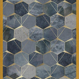 Cuadro Diamantes Azules -  Geométrico