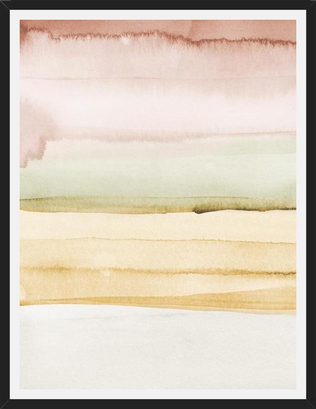 Cuadro Watercolor brush strokes 1