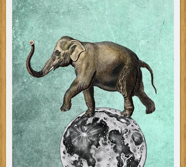 Cuadro Moon Circle