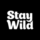 Canvas Stay Wild Black