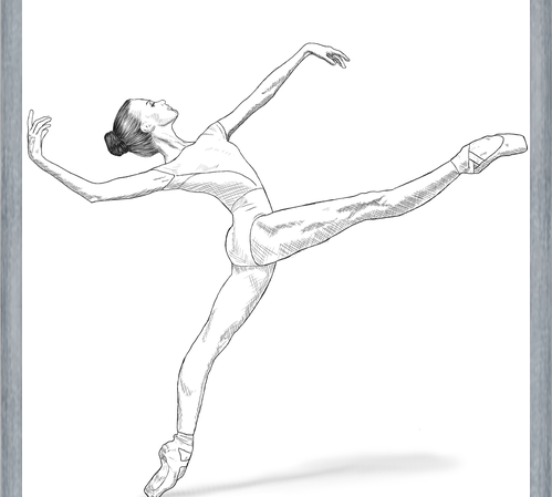 Cuadro Bailarina
