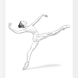 Cuadro Bailarina