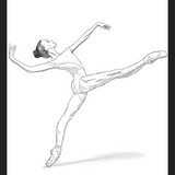 Cuadro Bailarina