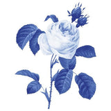 Canvas Blue Botanical