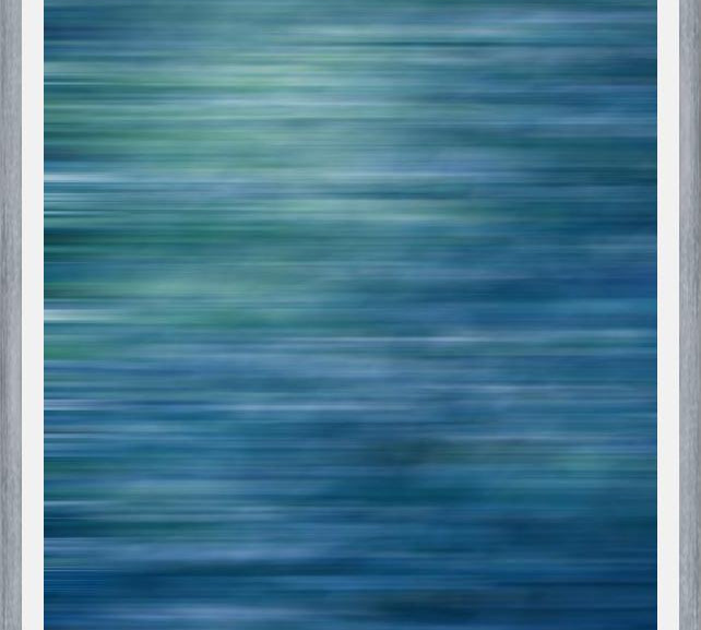 Cuadro Abstracto Azul y Verde