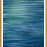 Cuadro Abstracto Azul y Verde