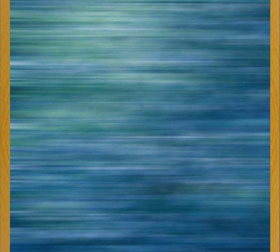 Cuadro Abstracto Azul y Verde