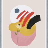 Cuadro Abstract Shapes & Flower 1
