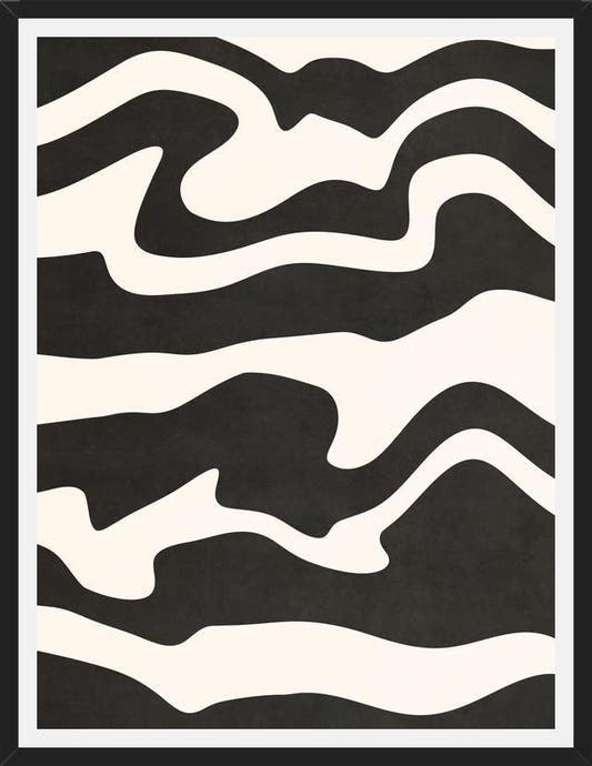 Cuadro Abstract Shapes - Black