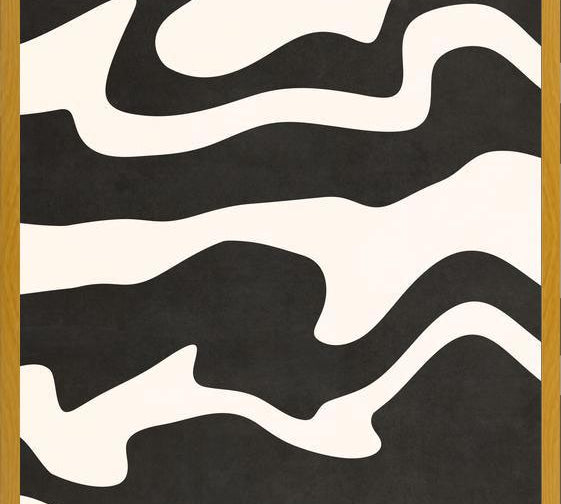 Cuadro Abstract Shapes - Black