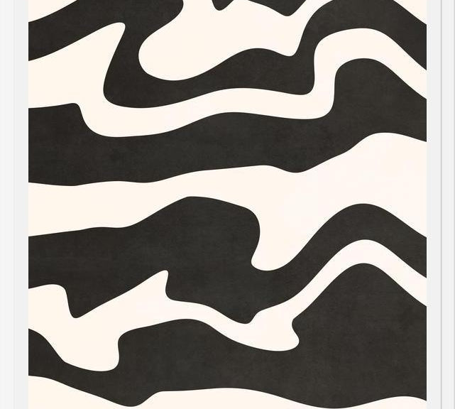 Cuadro Abstract Shapes - Black