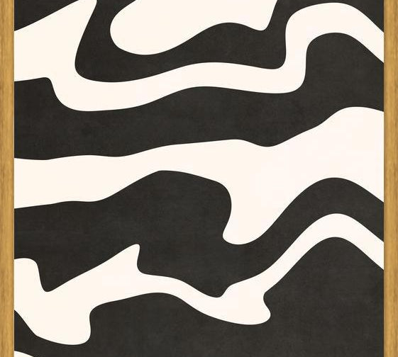 Cuadro Abstract Shapes - Black