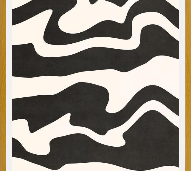 Cuadro Abstract Shapes - Black