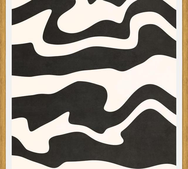 Cuadro Abstract Shapes - Black
