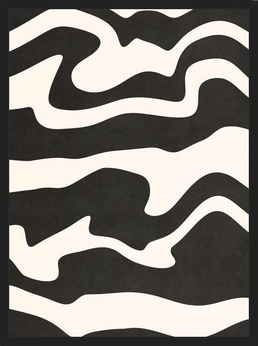 Cuadro Abstract Shapes - Black