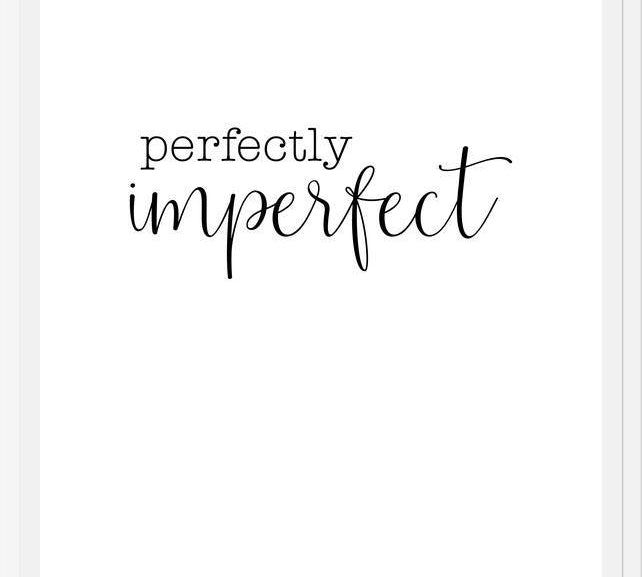 Cuadro Perfectly imperfect