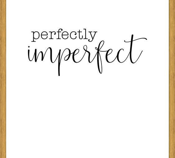 Cuadro Perfectly imperfect