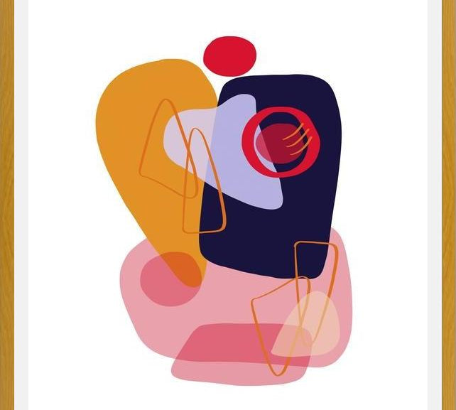 Cuadro Modern minimal forms 20