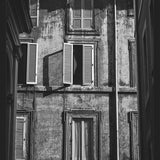 Cuadro Clásicas ventanas en Roma, Italia
