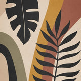 Canvas Leaves Boho