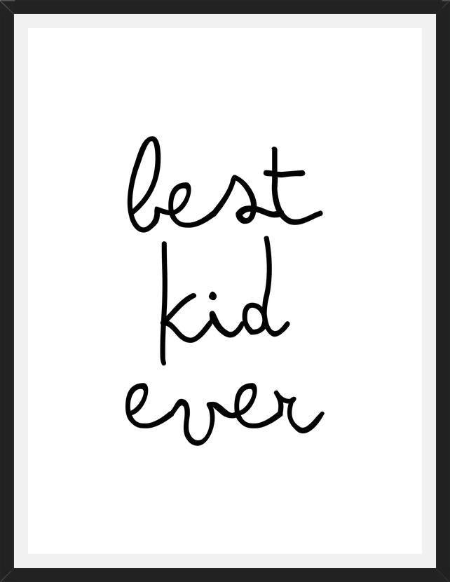 Cuadro Best Kid Ever