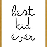 Cuadro Best Kid Ever
