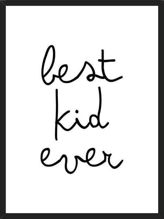 Cuadro Best Kid Ever