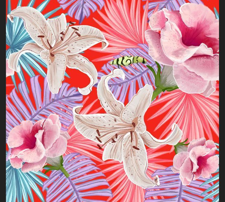 Cuadro Tropical Nature Pattern