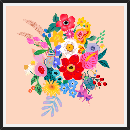 Cuadro Que las flores te acompañen
