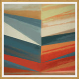 Cuadro Geometric Pattern with Stains