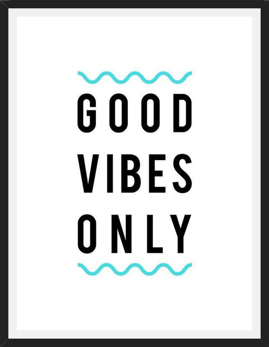Cuadro Good Vibes Only