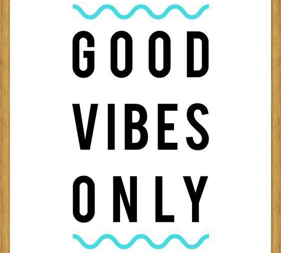 Cuadro Good Vibes Only