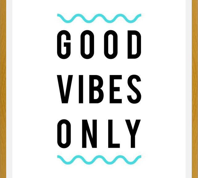 Cuadro Good Vibes Only