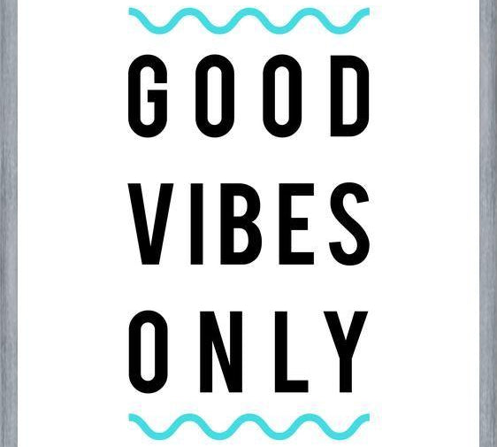 Cuadro Good Vibes Only