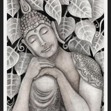 Cuadro Buda meditando