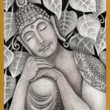 Cuadro Buda meditando