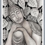 Cuadro Buda meditando