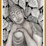 Cuadro Buda meditando