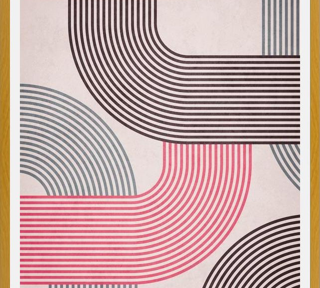 Cuadro Pink Lines
