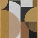 Cuadro Geometric Pattern with Semi-Circles