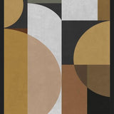 Cuadro Geometric Pattern with Semi-Circles
