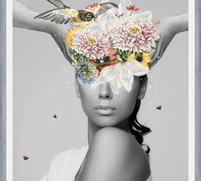 Cuadro Coronando con Flores