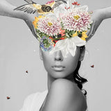 Canvas Coronando con Flores