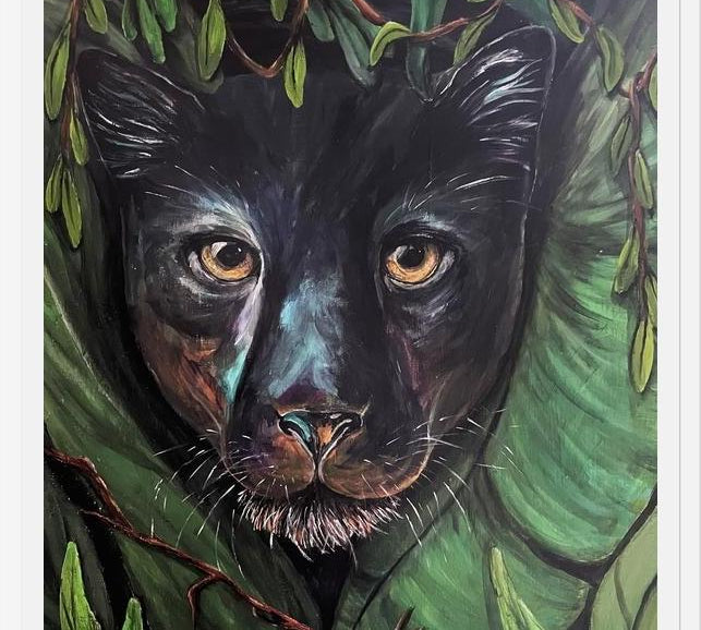 Cuadro En la jungla parte 2