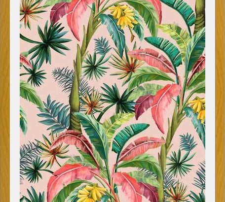 Cuadro Palm Tree Tropical Hollywood Regency