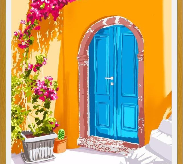 Cuadro Sunny Morocco, Summer Architecture