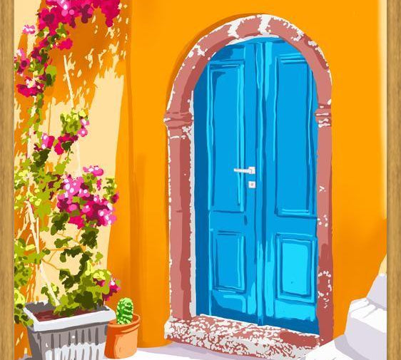 Cuadro Sunny Morocco, Summer Architecture