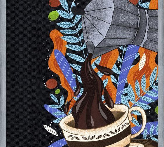Cuadro Coffee First